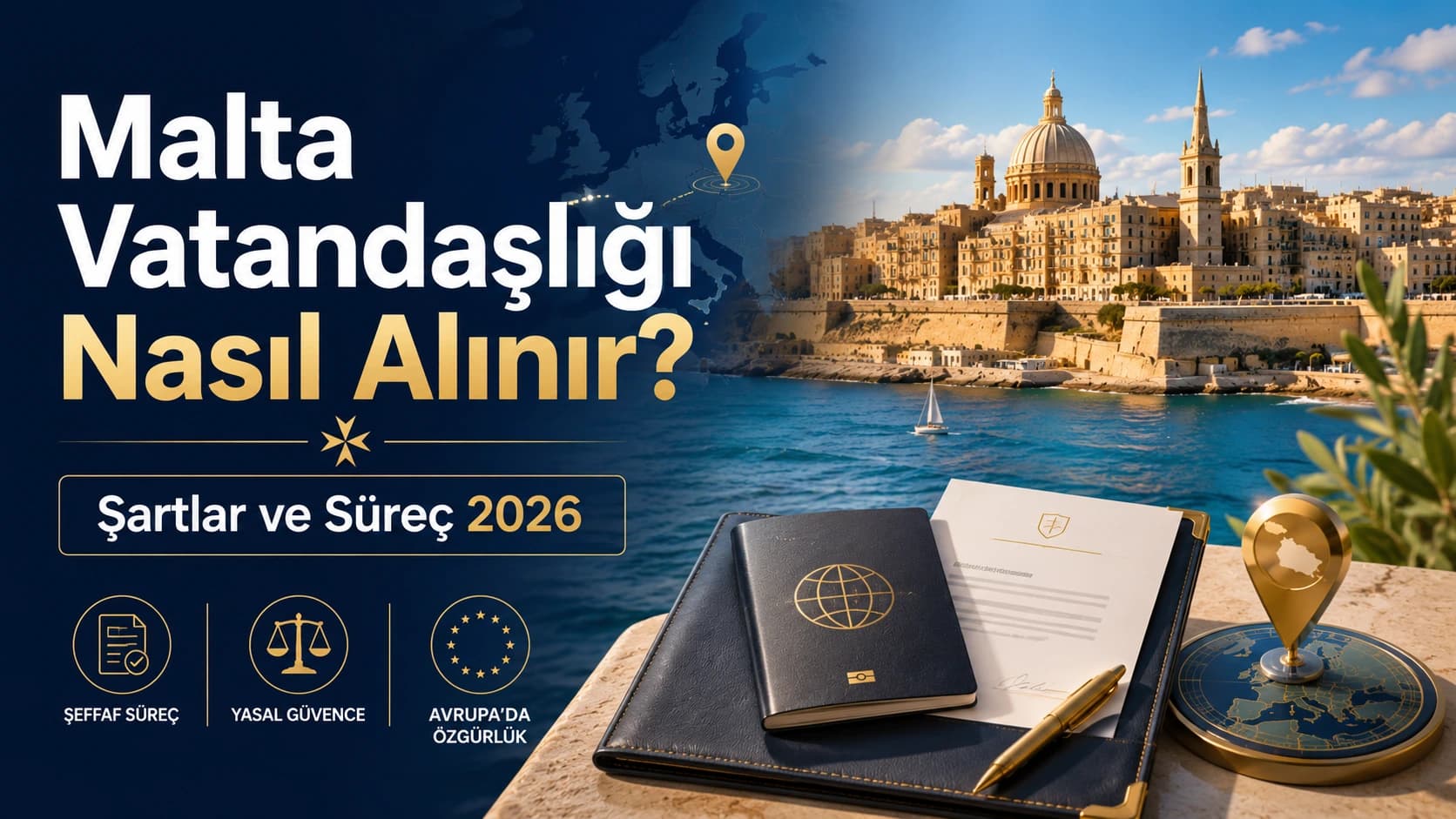 Malta Vatandaşlığı Nasıl Alınır? Şartlar ve Süreç 2026