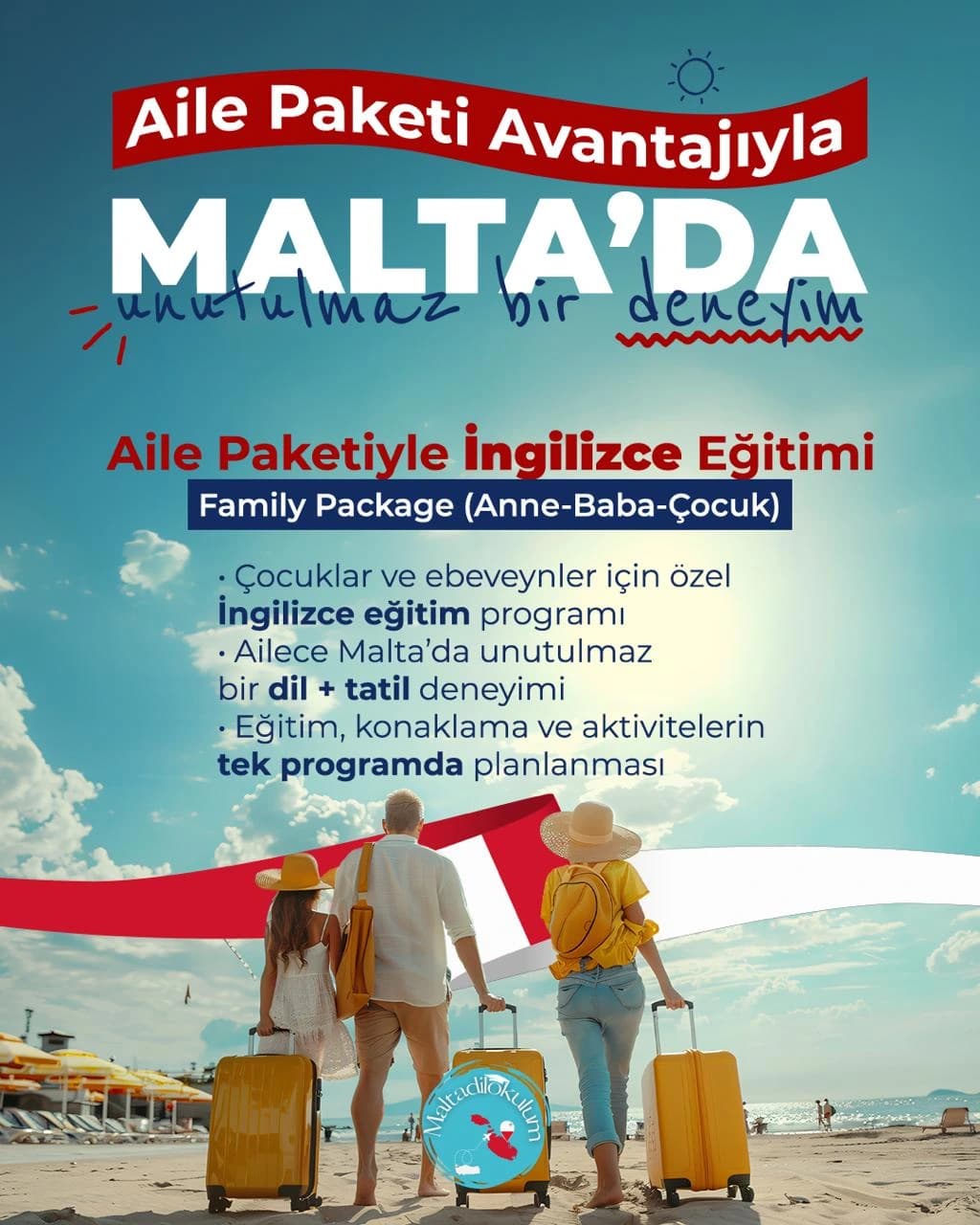 Aileler İçin Malta'da Yaz Okulu: 2026 Kapsamlı Rehber