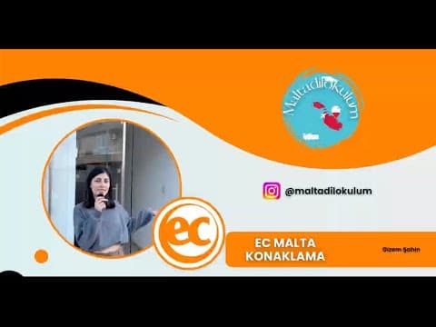 EC Malta – İngilizce Eğitimi 🇲🇹 | Malta’da Dil Okulu YouTube video kapak görseli