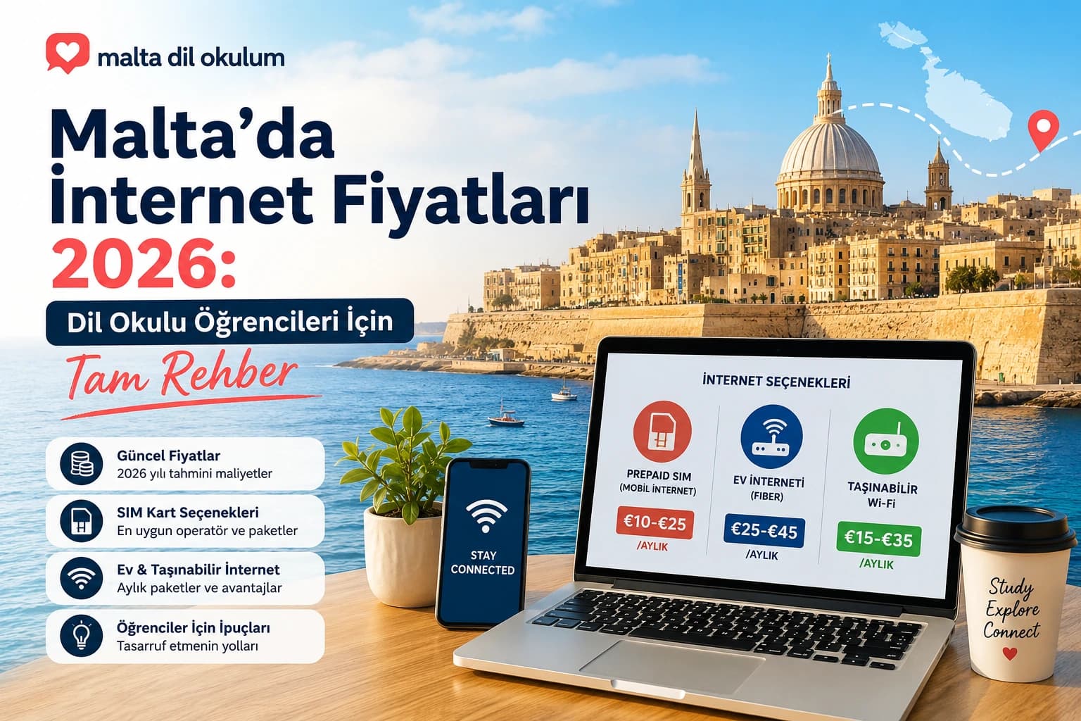 Dil Okulu Öğrencisi İçin İnternet Tarifeleri kapak görseli