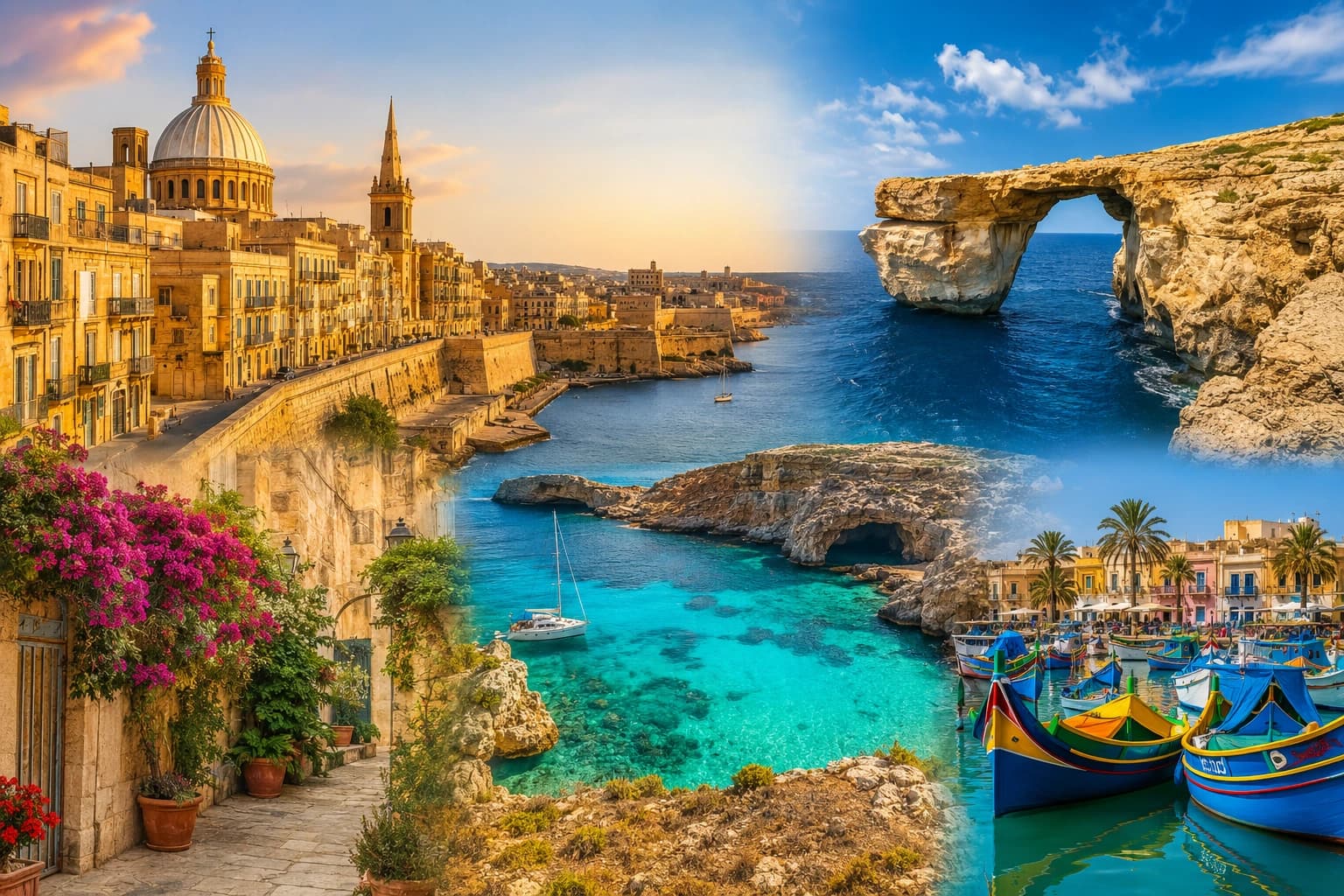 Malta'da 1 Haftalık Gezi Planı: 7 Günde Malta'nın En Güzel Yerlerini Keşfedin kapak görseli